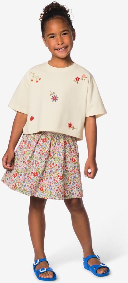 HEMA Kinderkledingset Bloemen Blauw (blauw) - Foto 2