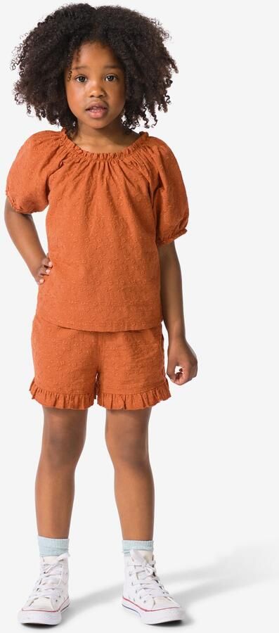 HEMA Kinderkledingset Broderie Bruin (bruin) - Foto 2