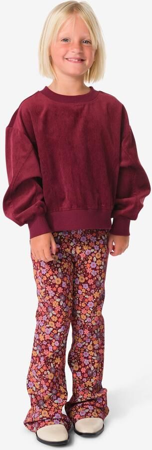 HEMA Kinderlegging Bloemen Bordeauxrood (bordeauxrood) - Foto 2