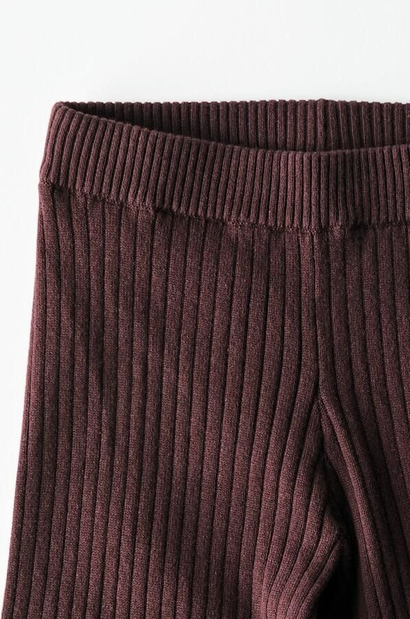 HEMA Kinderlegging Bootcut Rib Chocoladebruin - Foto 2
