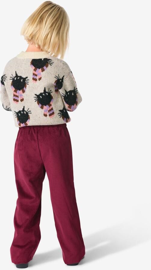 HEMA Kinderlegging Corduroy Wijnrood (wijnrood) - Foto 2