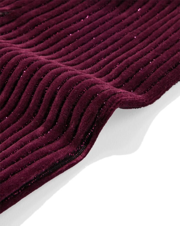 HEMA Kinderlegging Flared Fit Rib Glitter Donkerrood (donkerrood)