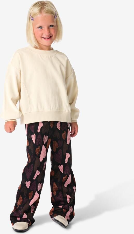 HEMA Kinderlegging Hartjes Zwart (zwart) - Foto 2