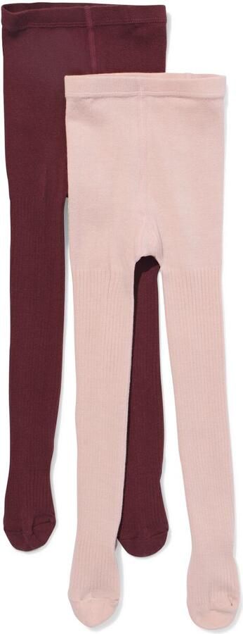 HEMA Kindermaillot Rib 2 Stuks Oudroze (oudroze) - Foto 2
