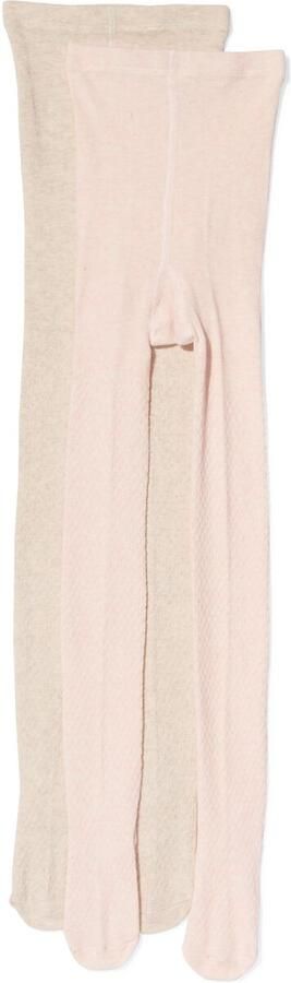 HEMA Kindermaillot Structuur 2 Stuks Lichtroze (lichtroze)