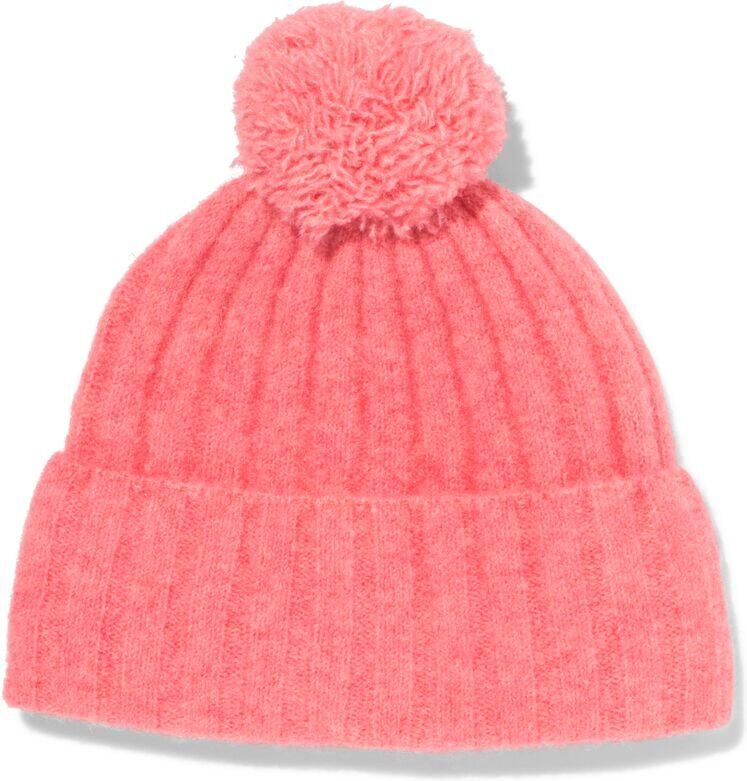 HEMA Kindermuts Pompon Roze