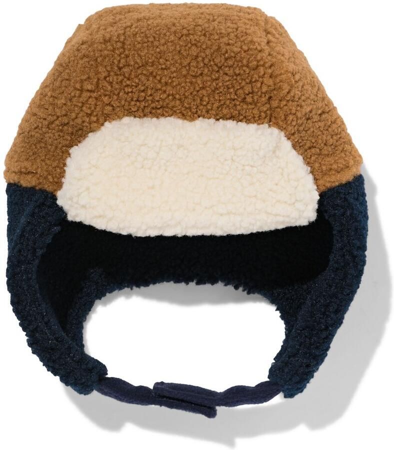 HEMA Kindermuts Teddy Kleurblokken Multi - Foto 1