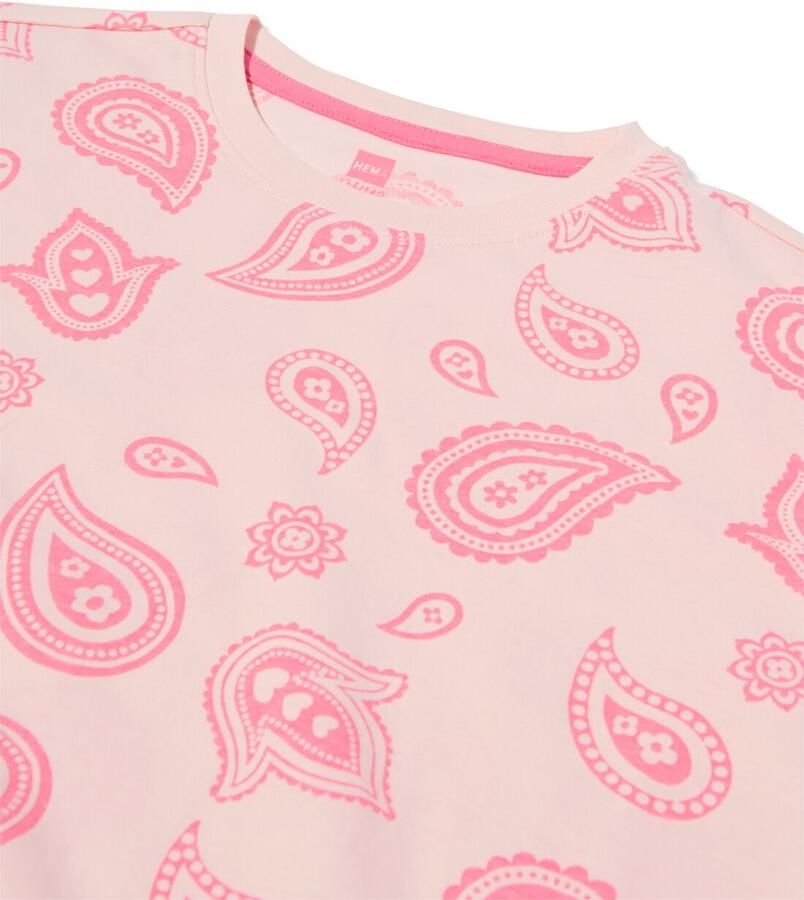 HEMA Kindernachthemd Paisley Roze (roze) - Foto 2