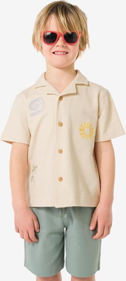 HEMA Kinderoverhemd Crepe Ecru (ecru)