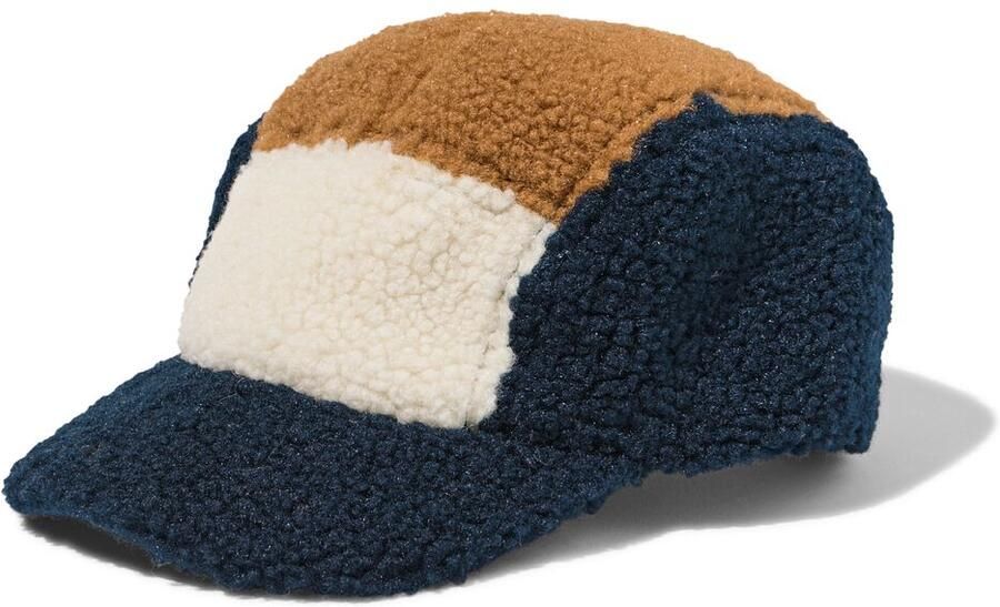 HEMA Kinderpet Teddy Kleurblokken Multi - Foto 1