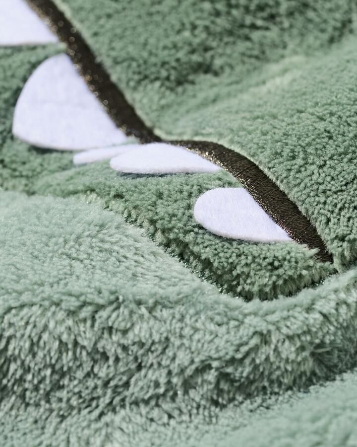 HEMA Kinderpyjama Fleece Dino Donkergroen (donkergroen)