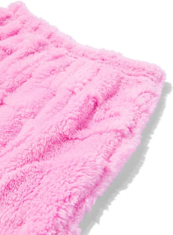 HEMA Kinderpyjama Fleece Hartjes Roze - Foto 2