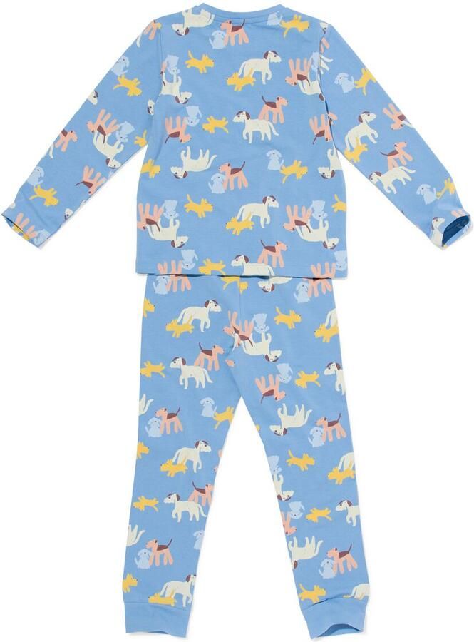 HEMA Kinderpyjama Honden Blauw (blauw) - Foto 2