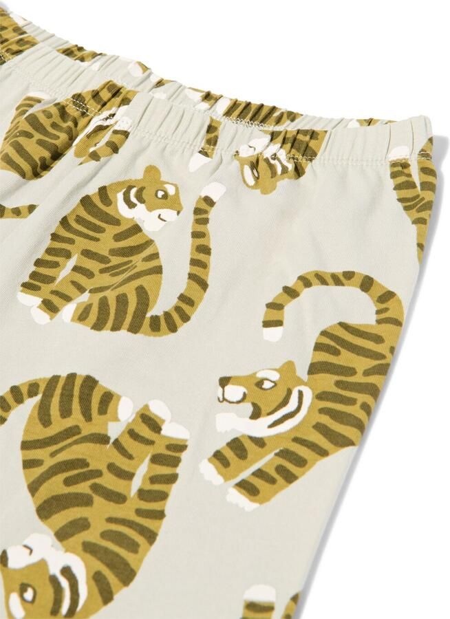 HEMA Kinderpyjama Tijger Met Poppenpyjama Lichtgroen (lichtgroen) - Foto 2