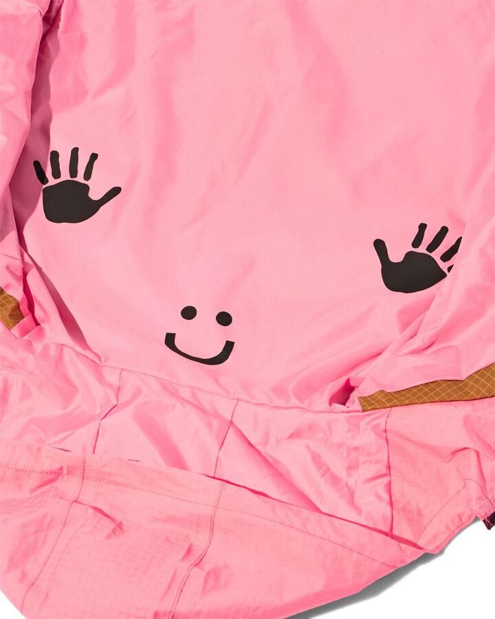 HEMA Kinderregenjas Kleurblokken Roze - Foto 2