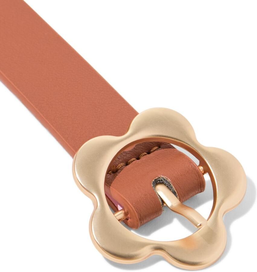 HEMA Kinderriem 2cm Bloemgesp Camel (camel) - Foto 2