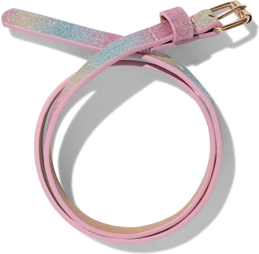 HEMA Kinderriem Regenboog Glitter Multi (multi)