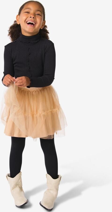 HEMA Kinderrok Tule Glitter Ecru (ecru)