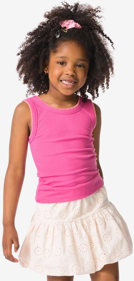 HEMA Kindershirt Rib Fuchsia (fuchsia)