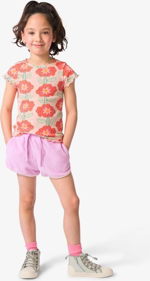 HEMA Kindershort Comfort Fit Paars (paars)