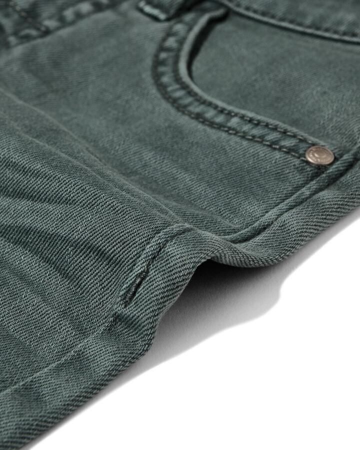 HEMA Kindershort Regular Fit Donkergroen (donkergroen) - Foto 2
