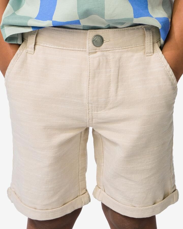 HEMA Kindershort Regular Fit Ecru (ecru) - Foto 2