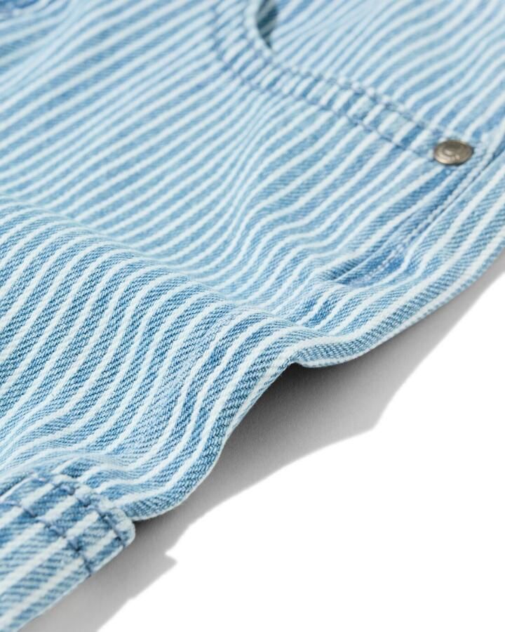 HEMA Kindershort Regular Fit Strepen Blauw (blauw) - Foto 2