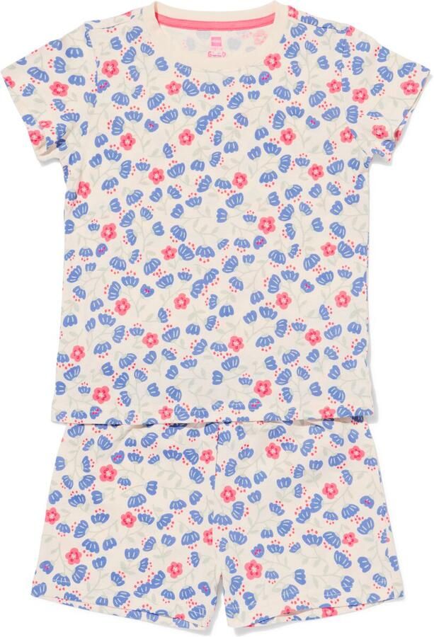 HEMA Kindershortama Bloemen Gebroken Wit (gebroken wit) - Foto 2