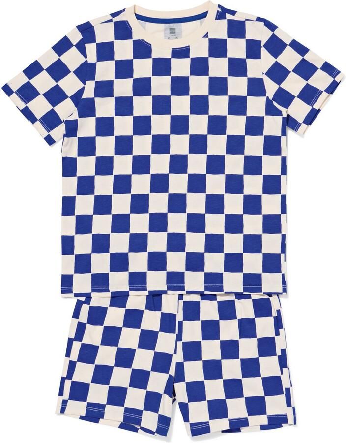 HEMA Kindershortama Blokken Blauw (blauw) - Foto 2