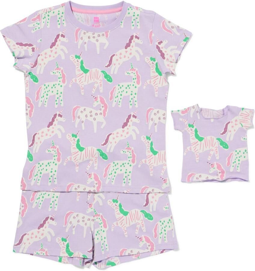HEMA Kindershortama Dieren Lila (lila) - Foto 2