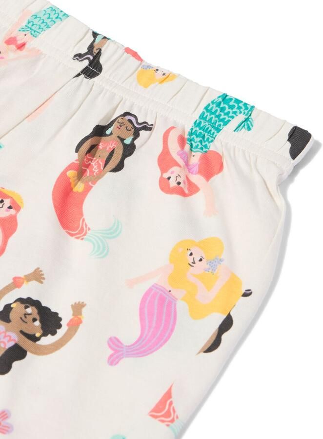 HEMA Kindershortama Zeemeermin Gebroken Wit (gebroken wit)