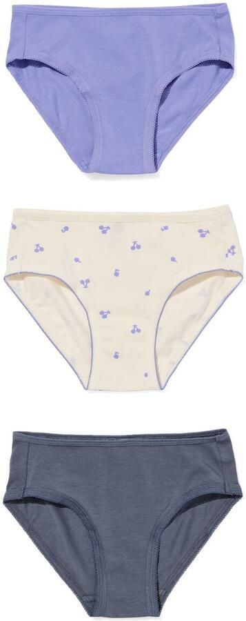 HEMA Kinderslips Kersen 3 Stuks Paars (paars)