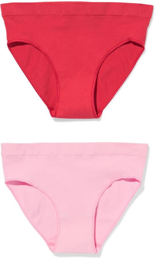 HEMA Kinderslips Naadloos 2 Stuks Roze (roze)