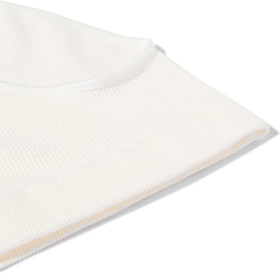 HEMA Kinderslips Naadloos Rib 2 Stuks Wit (wit) - Foto 2