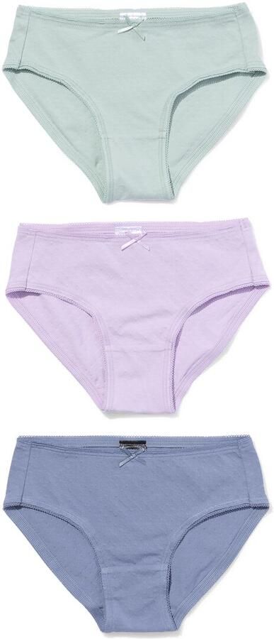 HEMA Kinderslips Structuur 3 Stuks Lila (lila)