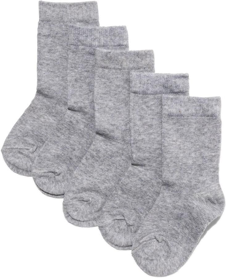 HEMA Kindersokken 5 Paar Grijsmelange (grijsmelange)