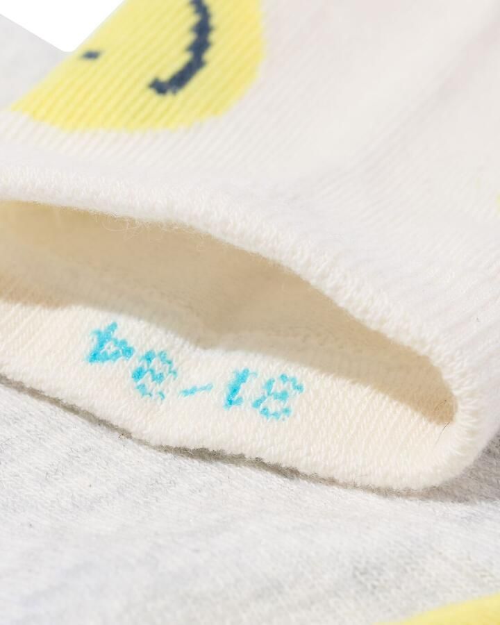 HEMA Kindersokken Gezichtjes 5 Paar Beige (beige) - Foto 2