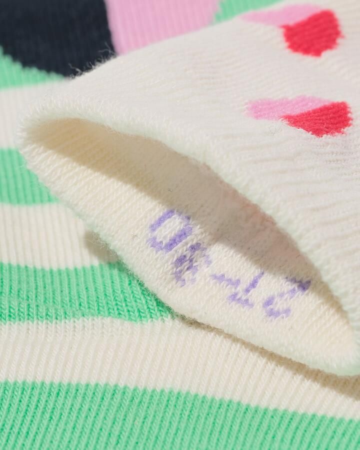HEMA Kindersokken Hartjes 5 Paar Beige (beige) - Foto 2