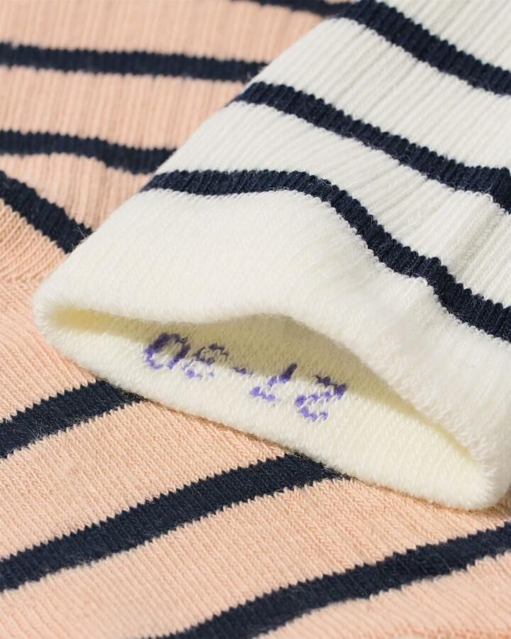 HEMA Kindersokken Rib Strepen 5 Paar Roze (roze) - Foto 1