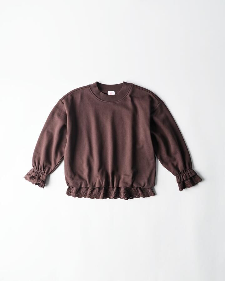 HEMA Kindersweater Sweatstof Chocoladebruin