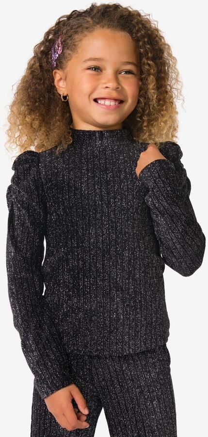 HEMA Kindertop Glitter Zwart (zwart) - Foto 2