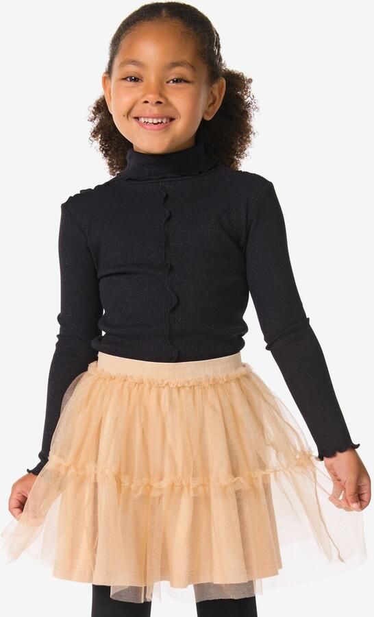 HEMA Kindertop Rib Glitter Zwart (zwart) - Foto 2