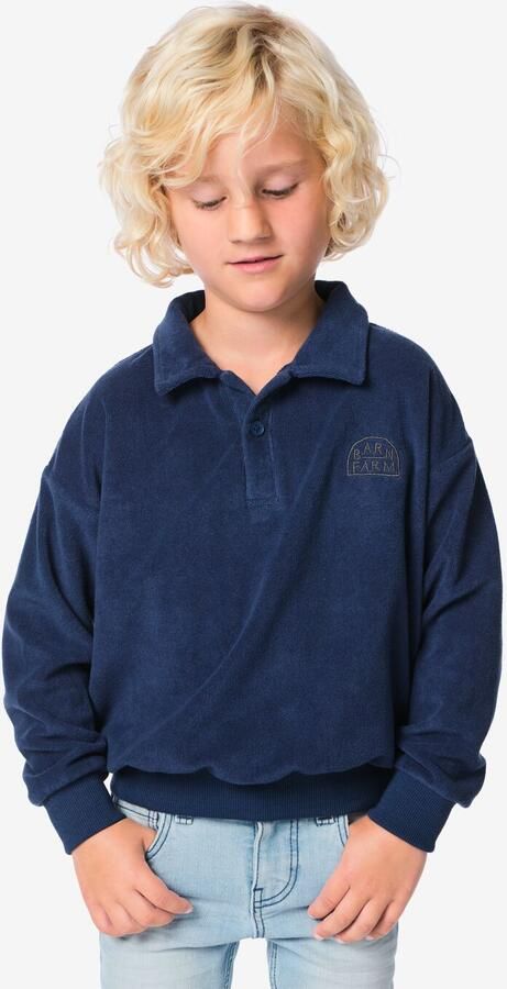 HEMA Kindertrui Donkerblauw (donkerblauw)