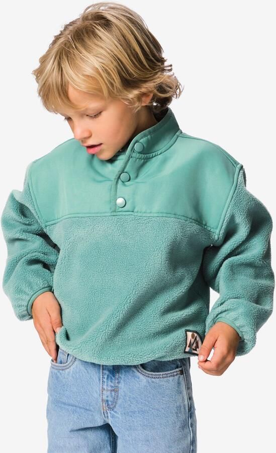 HEMA Kindertrui Fleece Groen