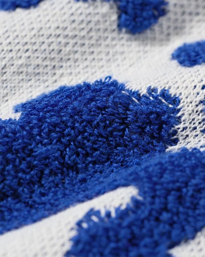 HEMA Kindertrui Gebreid Koeienprint Blauw (blauw) - Foto 2