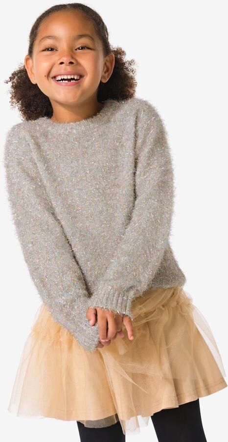 HEMA Kindertrui Glitter Zilver (zilver) - Foto 2