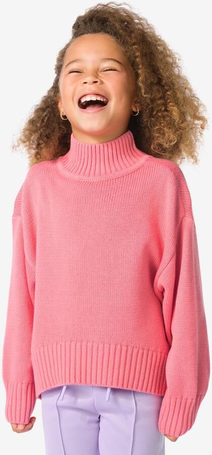 HEMA Kindertrui Grofgebreid Roze (roze) - Foto 2