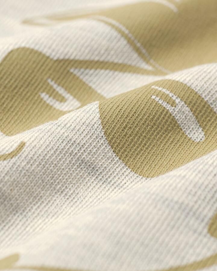 HEMA Kindertrui Print Retro Grijsmelange (grijsmelange)