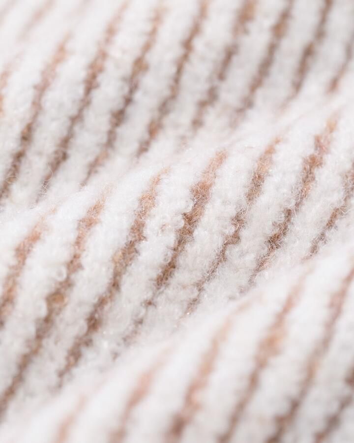 HEMA Kindertrui Rib Strepen Bruin (bruin)