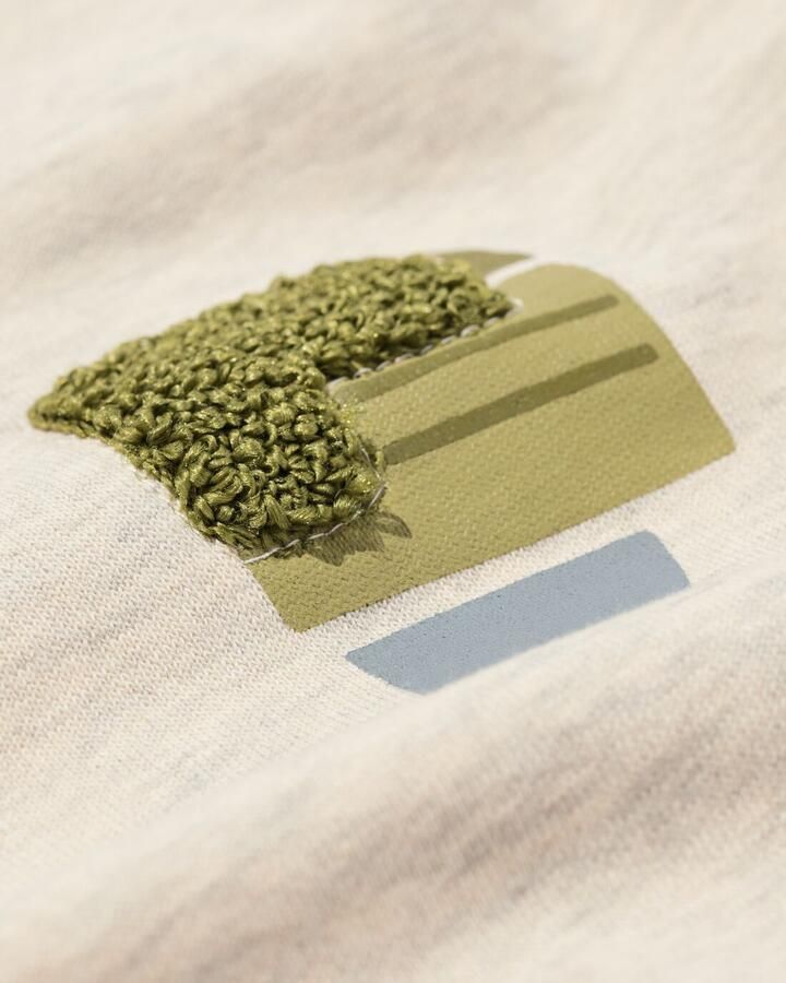 HEMA Kindertrui Sweatstof Grafisch Zand (zand)